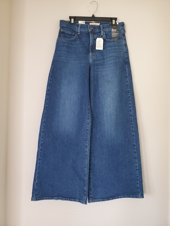Levi's Denim - Levis Wide Leg High-Rise Women's Jeans - Blue Size 31 × 32 Western 90s